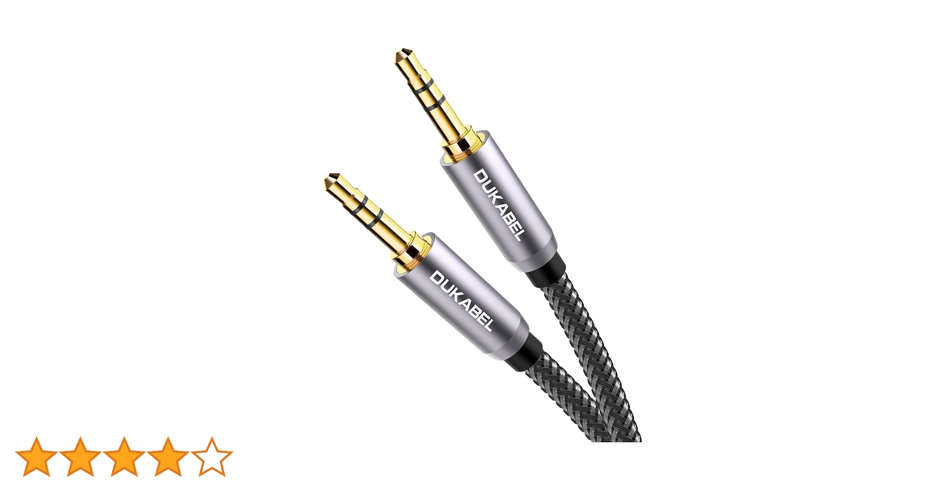 3.5mmミニプラグ イヤホンケーブル グレー 3.5mmミニプラグ イヤホンケーブル グレー